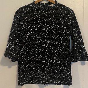 Les Amis Polka Dot Blouse